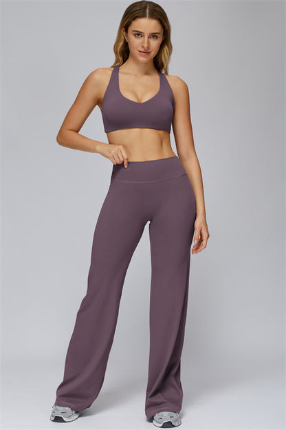 The FlexCore Sports Bra Flared Leggings 2-Piece Set