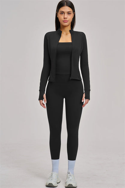 The Swoon Jacket Tank Top Leggings 3-Piece Set