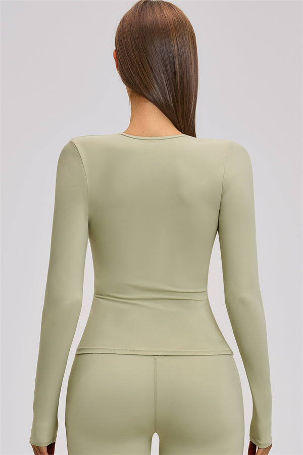 The Dynamic Long Sleeve T-shirt Straight Leg Pants 2-Piece Set
