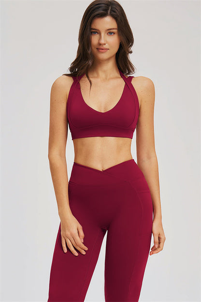 The Sizzle Sports Bra Flared Leggings 2-Piece Set