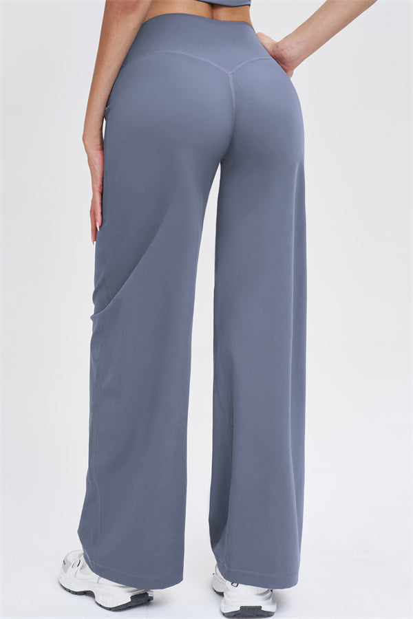 The Stride Crop Top Straight Leg Pants 2-Piece Set