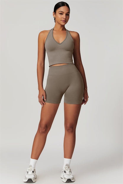 The Delight Halter Top Shorts 2-Piece Set