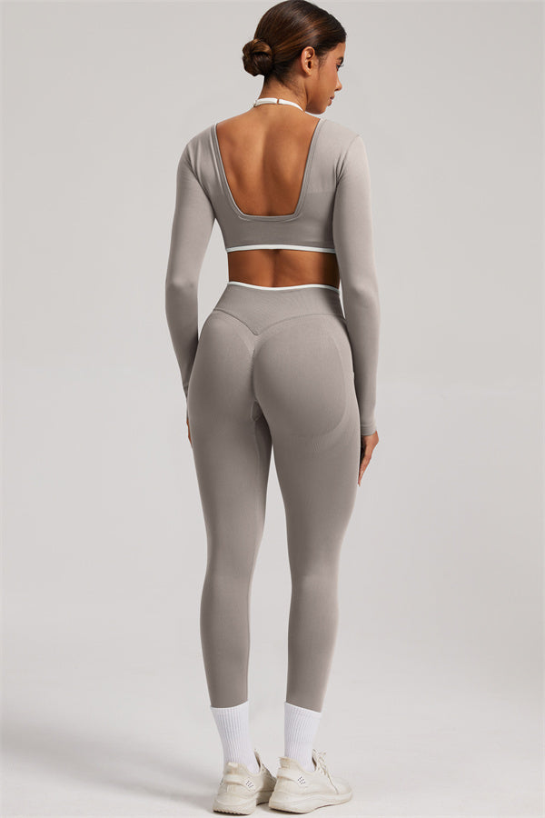 The Elevate New Long Sleeve Crop top