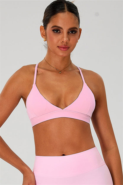 The Ember Sports Bra Crop Top Leggings 3-Piece Set