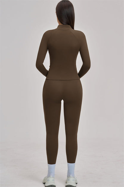 The Swoon Jacket Sports Bra Leggings 3-Piece Set