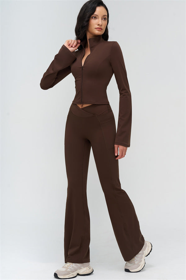 The BoldFit Jacket Flared Leggings 2-Piece Set