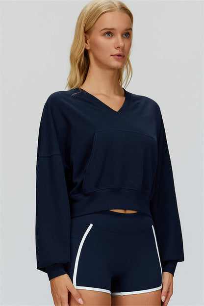 The Whisper V-Neck Hoodie