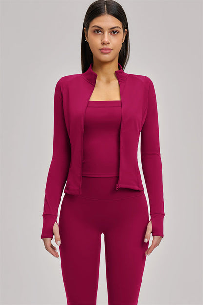 The Swoon Jacket Tank Top Leggings 3-Piece Set