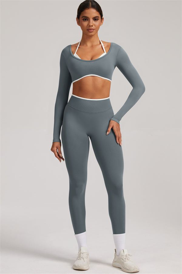 The Elevate Long Sleeve Crop top