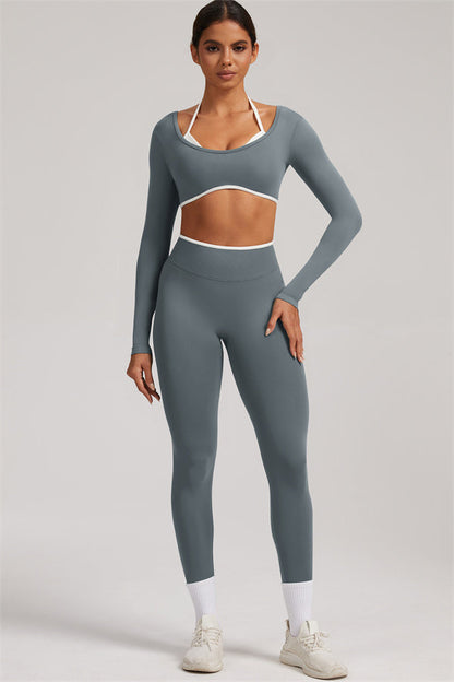 The Elevate Long Sleeve Crop top