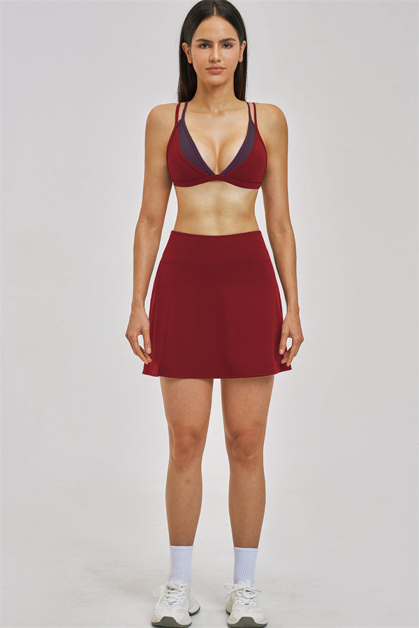 The Seraphine Layered V Sports Bra