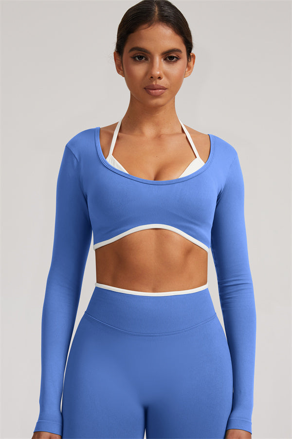 The Elevate New Long Sleeve Crop top