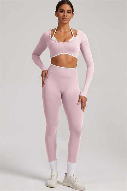 The Elevate Long Sleeve Crop top