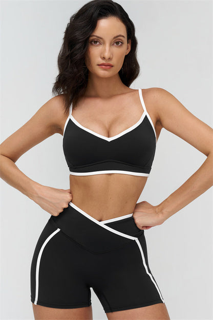The Crave Contrast Sports Bra