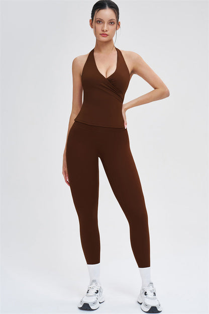 The Stride Crop Top Isabella Leggings 2-Piece Set
