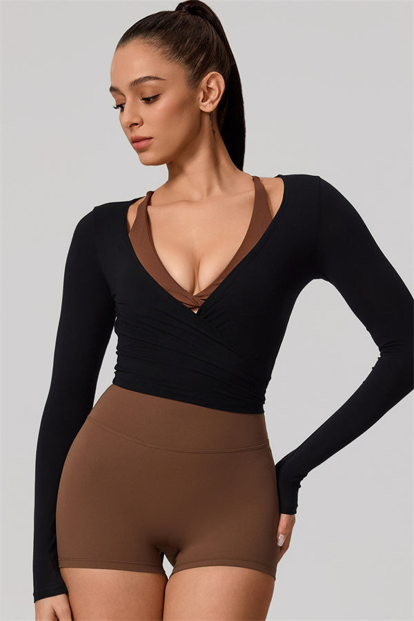 The Lively Long Sleeve Crop Top