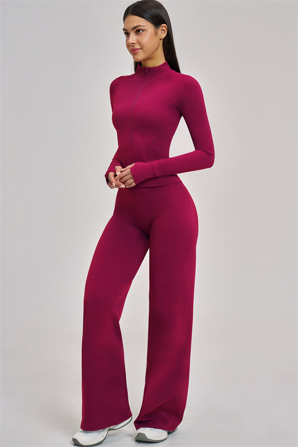 The Swoon Jacket Flared Leggings 2-Piece Set