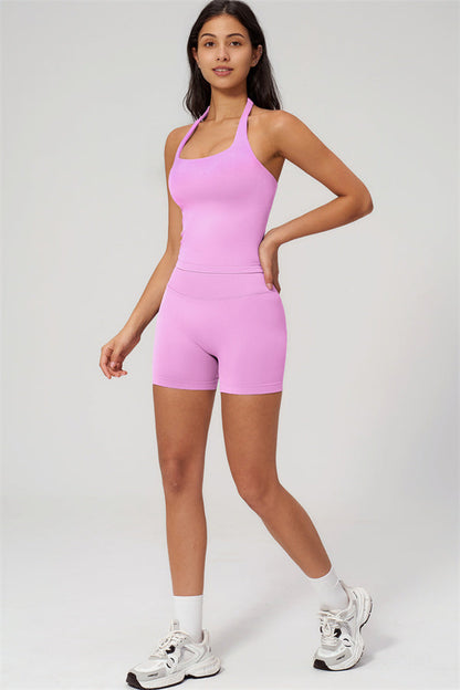 The Empower Halter Crop Top
