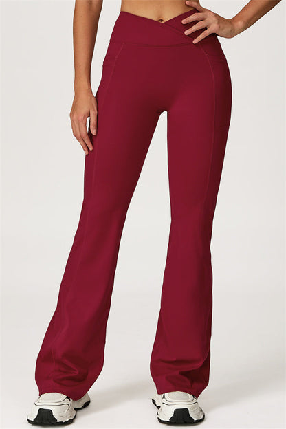 The Glacier Crop Tank Flared Leggings 2-Piece Set