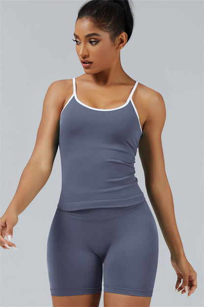 The Elevate New Crop Top Shorts 2-Piece Set