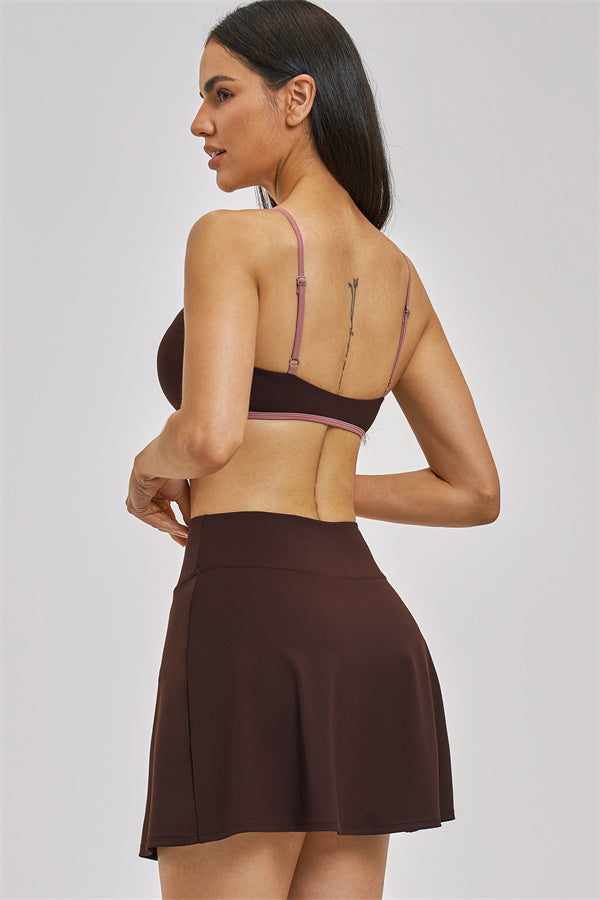 The Seraphine Sports Bra Skirt 2-Piece Set