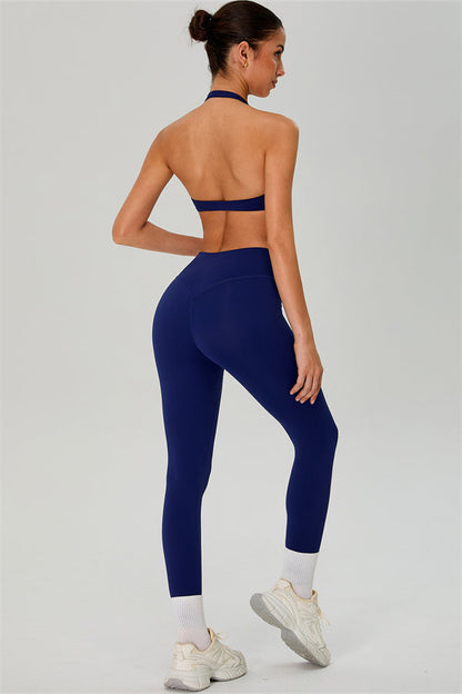 The Solid Sports Bra Leggings 2-Piece Set