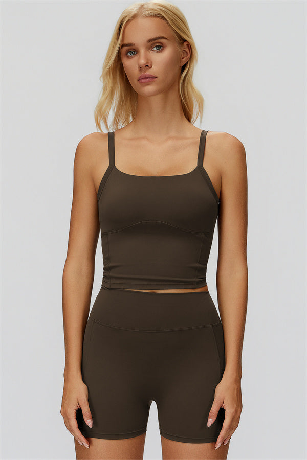 The Fyra Crop Tank Shorts 2-Piece Set
