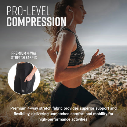 Women's Flex-Fit Compression Capri Leggings