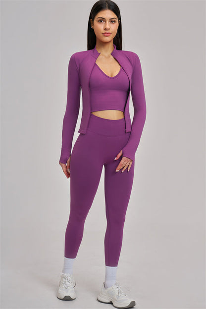 The Vision Jacket Tank Top Leggings 3-Piece Set