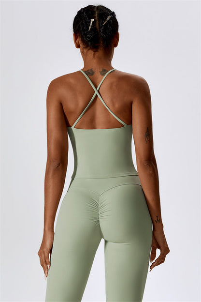 The Lily Belle Sports Bra Flared Leggings 2-Piece Set