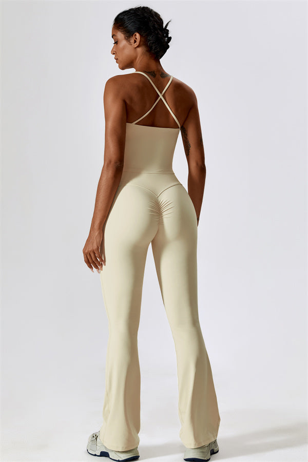 The Lily Belle Sports Bra Flared Leggings 2-Piece Set