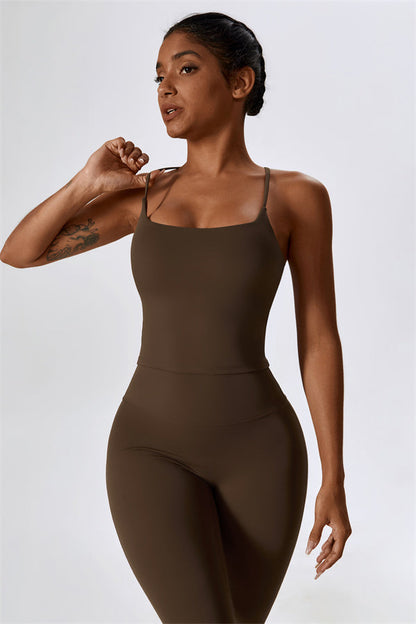 The Lily Belle Sports Bra Flared Leggings 2-Piece Set
