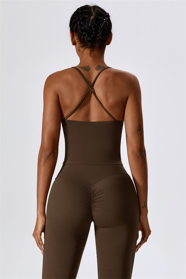 The Lily Belle Sports Bra Flared Leggings 2-Piece Set