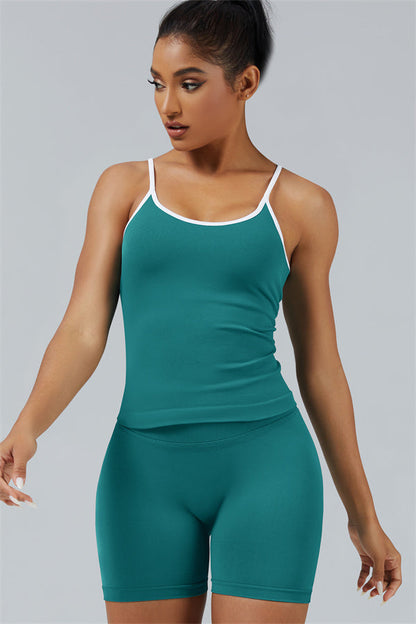 The Elevate Crop Top Shorts 2-Piece Set