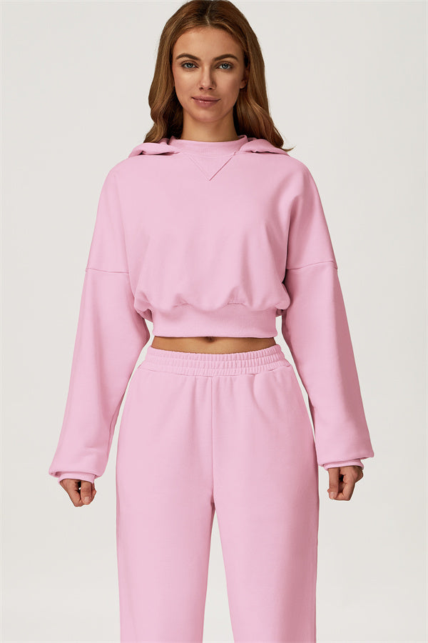 The Axis Crop Hoodie