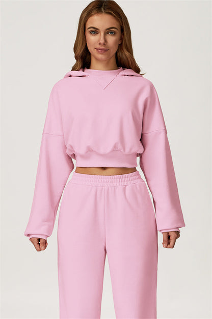 The Axis Crop Hoodie