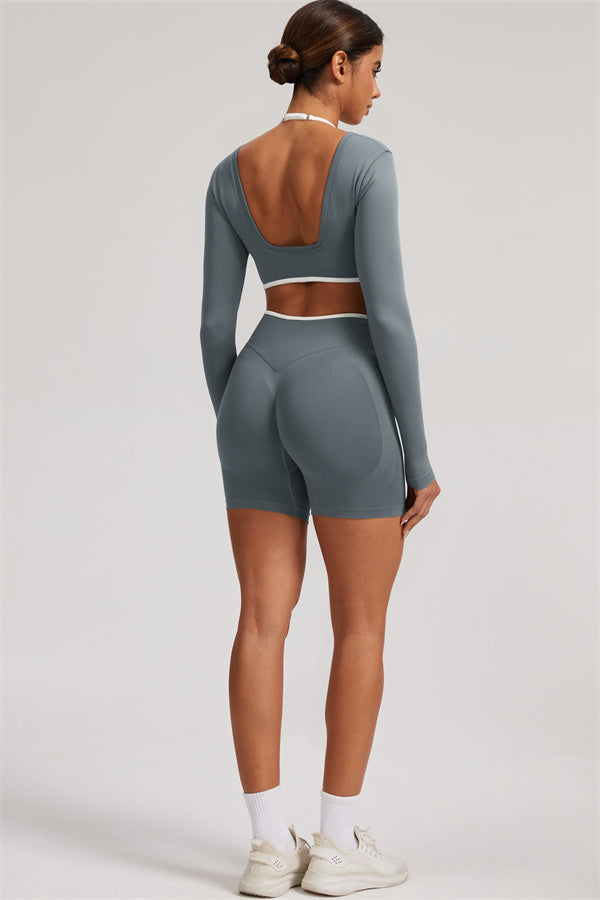 The Elevate Long Sleeve Crop top