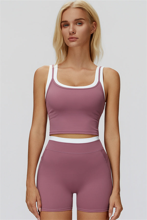 The Canyon Crop Tank Shorts 2-Piece Set