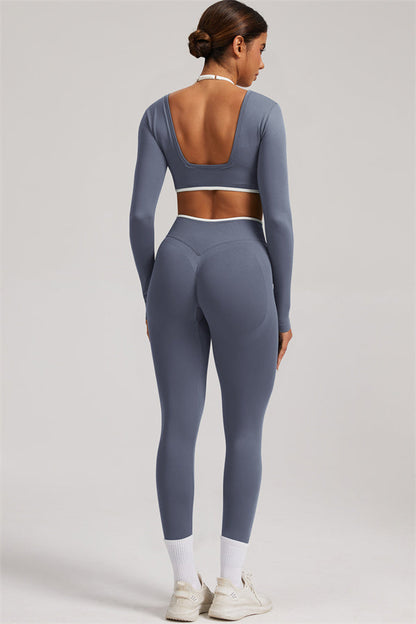 The Elevate New Long Sleeve Crop top
