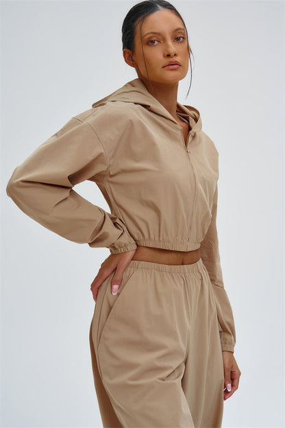 The Svelte UV protection Crop Hoodie