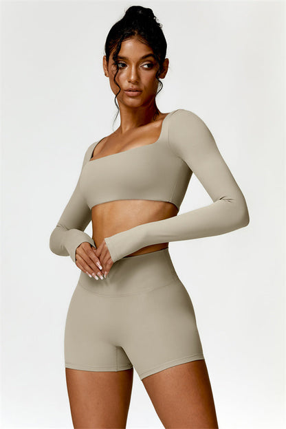 Olivia Crop Top Shorts 2-Piece Set