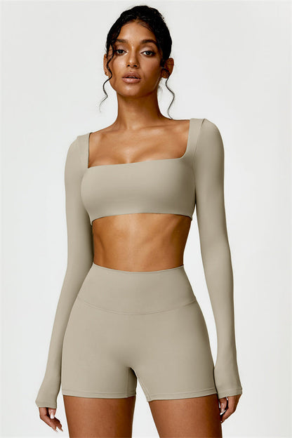 Olivia Crop Top Shorts 2-Piece Set