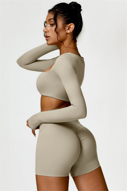Olivia Crop Top Shorts 2-Piece Set