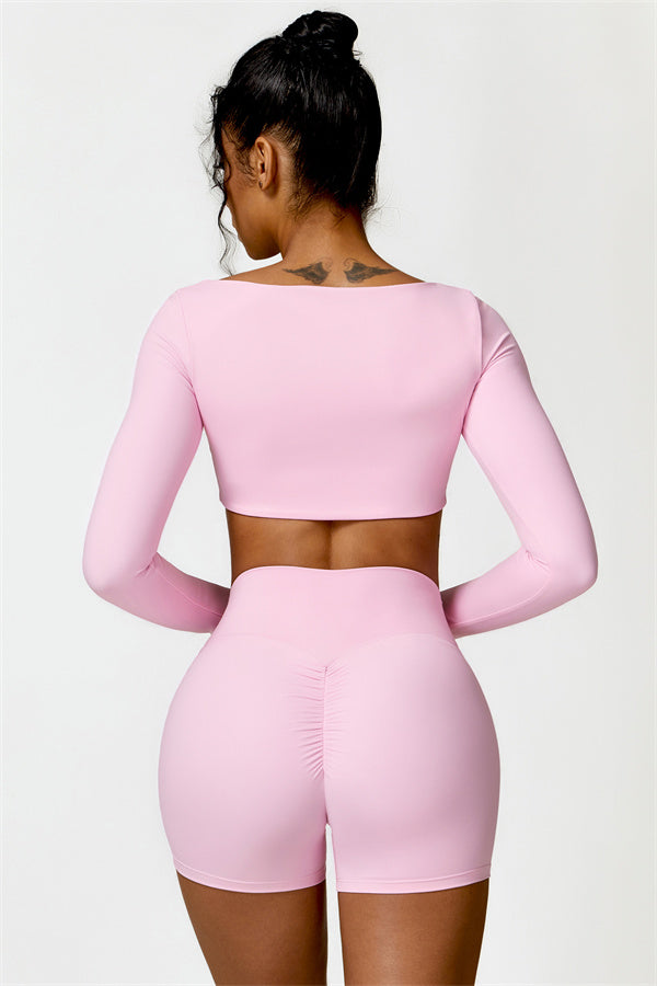 Olivia Crop Top Shorts 2-Piece Set