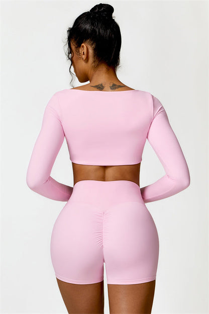 Olivia Crop Top Shorts 2-Piece Set