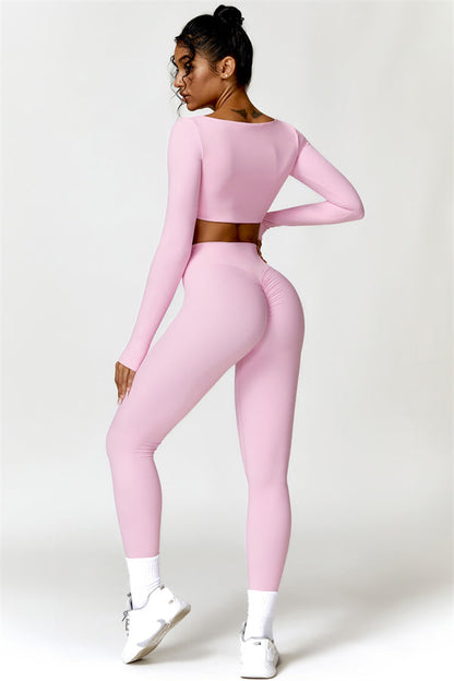 Olivia Crop Top Leggings 2-Piece Set