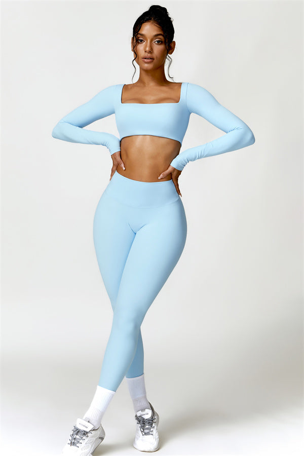 Olivia Crop Top Leggings 2-Piece Set
