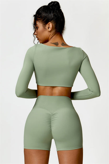 Olivia Crop Top Shorts 2-Piece Set