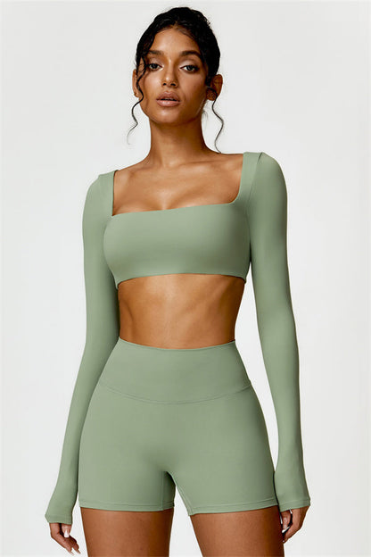 Olivia Crop Top Shorts 2-Piece Set