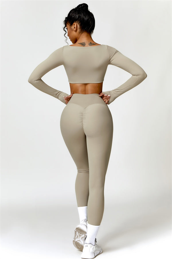Olivia Crop Top Leggings 2-Piece Set